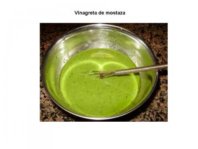 Vinagreta de mostaza