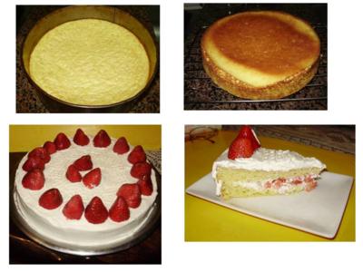 Torta de frutillas (az&uacute;car reducida)