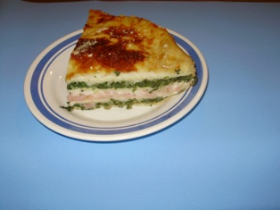 Lasagnas de verdura y jam&oacute;n